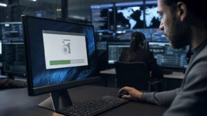 Ultra photorealistic cybersecurity image for Trojan Horses Explained: How Hackers Sneak In Unnoticed