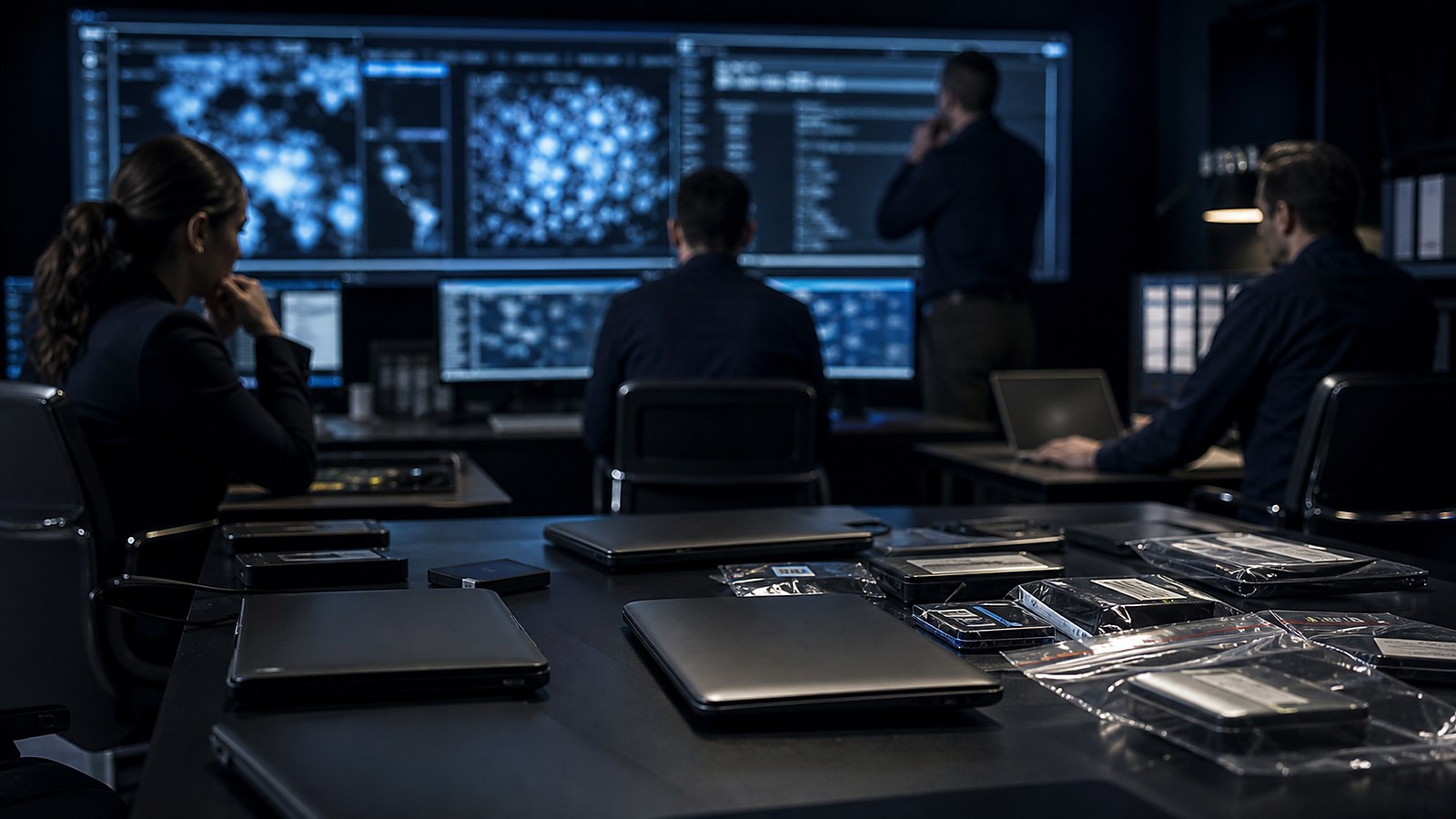 Ultra photorealistic cybersecurity image for 2025’s Most Sophisticated Ransomware Families Ranked