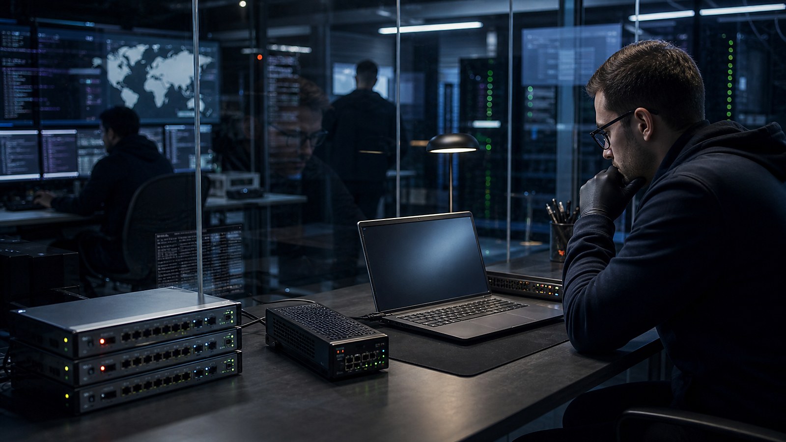 Ultra photorealistic cybersecurity image for Antivirus Evasion Techniques Used by Modern Malware