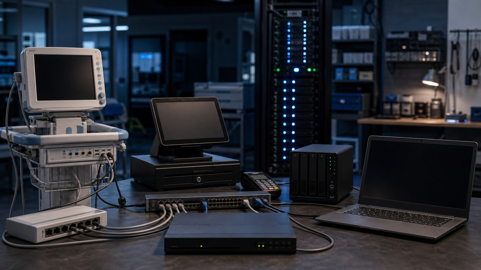 Editorial cybersecurity scene for The Rise of Modern Ransomware: Why No Organization Is Safe