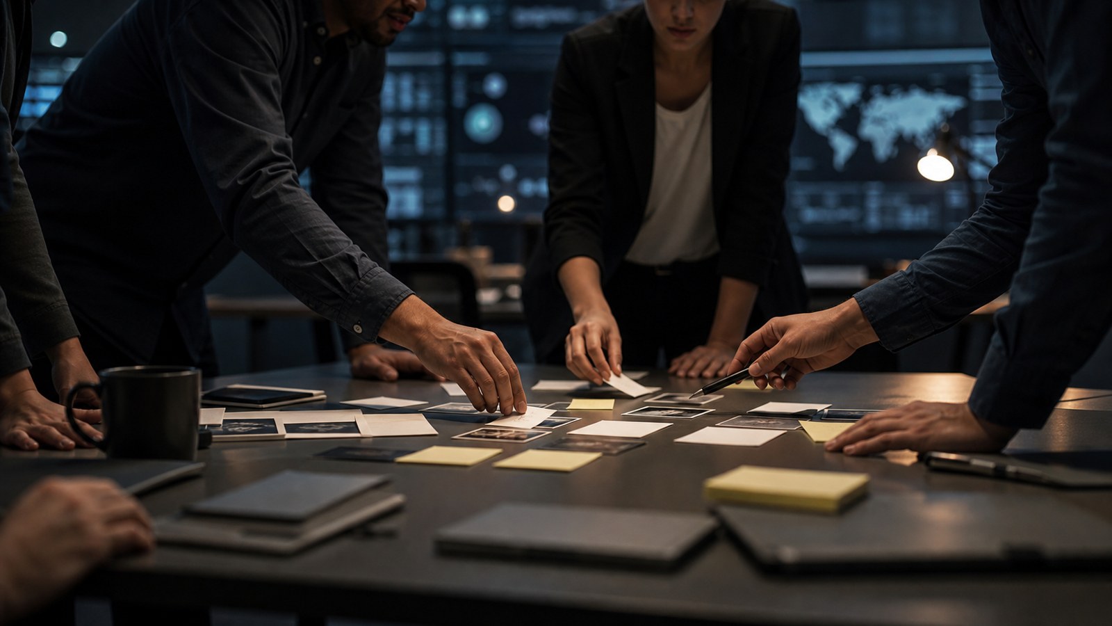 Editorial cybersecurity scene for Threat Intelligence Reports Explained: How Security Teams Turn Data Into Action