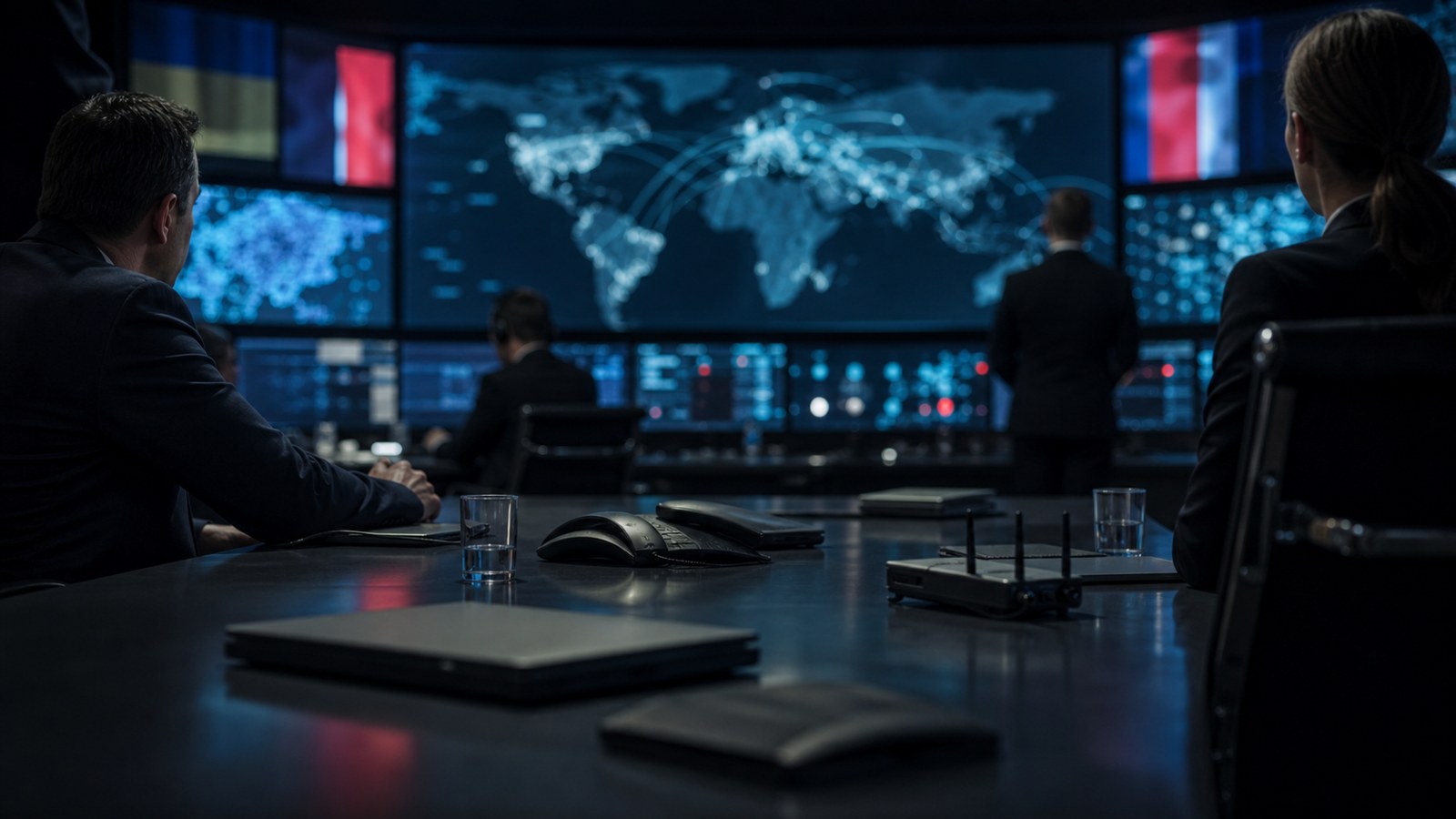 Editorial cybersecurity scene for What Are Nation-State Cyber Attacks? A Beginner’s Guide to Digital Warfare