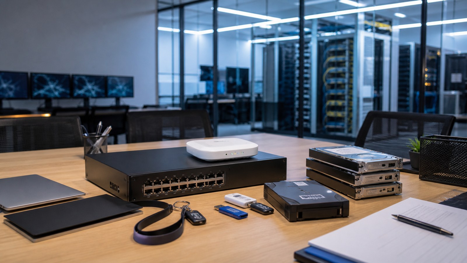 Editorial cybersecurity scene for Cloud Security Best Practices Every Business Should Follow
