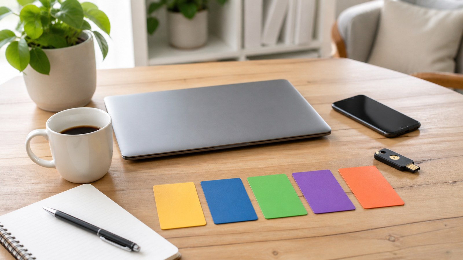 Editorial cybersecurity scene for Password Hygiene 101: A Beginner’s Guide to Staying Secure