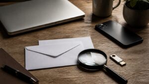 Editorial cybersecurity scene for Phishing Scams to Avoid: How to Spot Fake Emails, Texts, and Websites