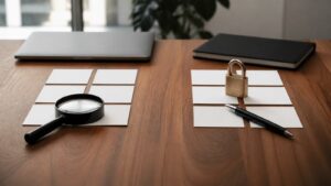 Editorial cybersecurity image for Risk Assessment vs Risk Management: Key Differences Explained