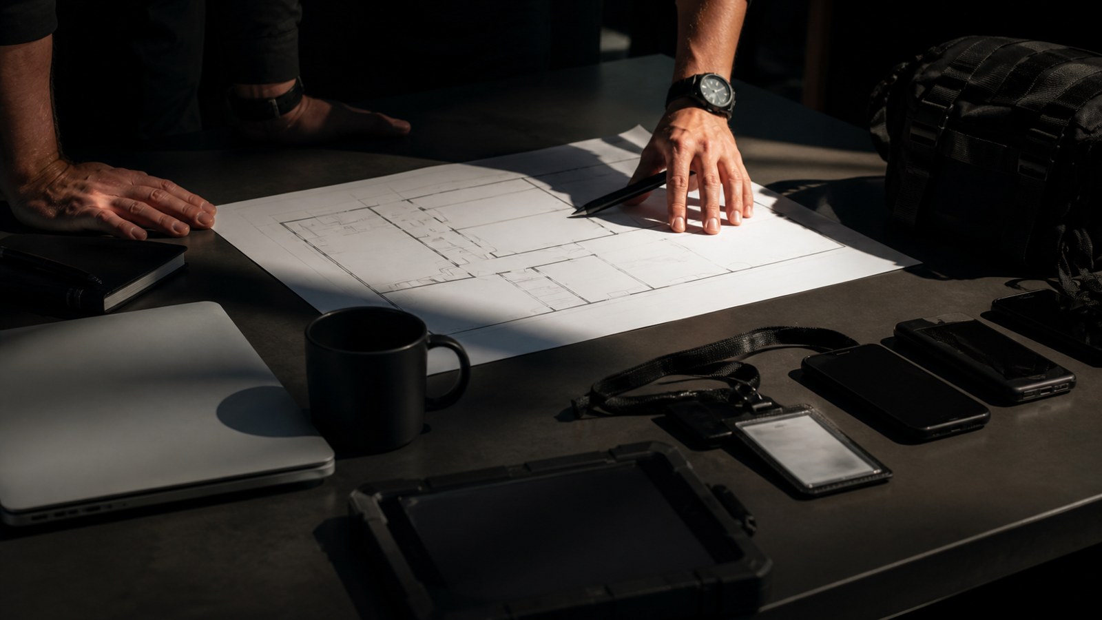 Editorial cybersecurity scene for What Is a Red Team in Cybersecurity? A Beginner’s Guide to Offensive Security